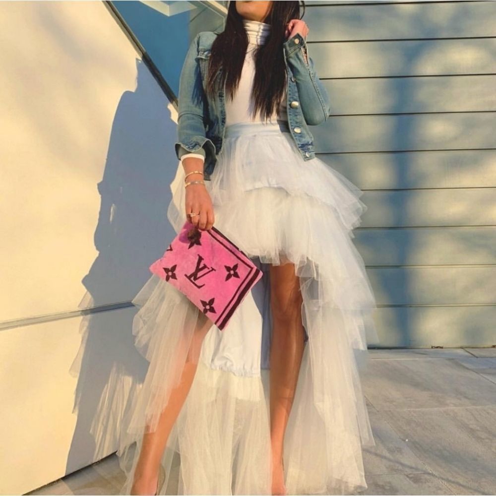 New! Celebrate Nude Pink Women's Tulle Small Skirt (Available in All Sizes)